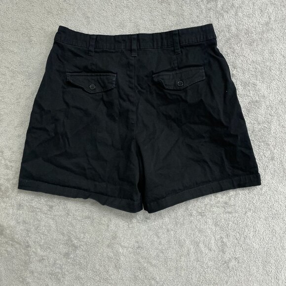 Banana Republic Women's Size 10 Black High Waist Chino Stretched Pleated - Picture 4 of 8